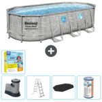 piscina tubular oval Bestway Power Steel Swim Vista MKR00011655795