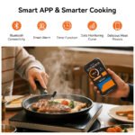 Termómetro inalámbrico Bluetooth para carne 4 Sondes ByteLike Bambou – Image 4