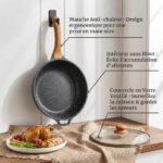 Sartén honda Granit con Tapa YASHE Gris – Image 5