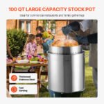 Olla Acero inoxidable 50cm Vevor Plateado – Image 2