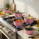 Batterie Marmites Aluminio Cheffinger Rose – Image 3