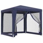 Tente De Fête metal PEHD vidaXL 319222 MKR00007582698 – Image 2