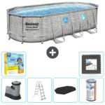 piscina tubular oval Bestway Power Steel Swim Vista MKR00011655797