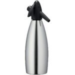 Sifón de agua de Seltz de acero inoxidable Louis Tellier 1 L Gris