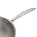 Wok de acero inoxidable 28cm Gourmet Cuisinox Acero inoxidable – Image 4