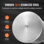 Olla Acero inoxidable 35cm Vevor Acero inoxidable – Image 3
