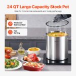 Olla Acero inoxidable 33cm Vevor Plateado – Image 2