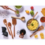 Set de utensilios de cocina de madera SKOV Bjorn 12 piezas – Image 5