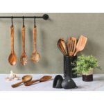 Set de utensilios de cocina de madera SKOV Bjorn 12 piezas – Image 2