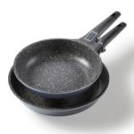Set de sartenes SMART mangos extraíbles Stoneline Negro