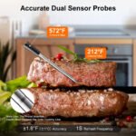 Termómetro inalámbrico Bluetooth para carne 4 Sondes ByteLike Bambou – Image 2