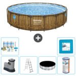 piscina tubular redonda Bestway Power Steel Swim Vista MKR00011655863