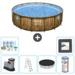 piscina tubular redonda Bestway Power Steel Swim Vista MKR00011655781