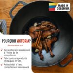 Wok de hierro fundido 35,5cm Victoria Negro – Image 2