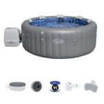 spa hinchable Bestway Lay-Z-Spa Santorini Rond burbujas 7 Places MKR00003388229 – Image 2