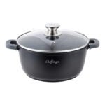 Olla Aluminio 44cm Cheffinger Negro