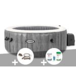 Kit spa hinchable Intex PureSpa Baltik Rond burbujas 4 Places MKR00014316516