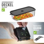 Cortador de verduras y patatas fritas acero inoxidable Treppo GEFU Negro 89471 – Image 5