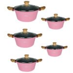 Batterie Marmites Aluminio Cheffinger Rose – Image 5