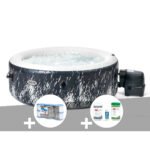 Kit spa hinchable Intex PureSpa Galaxie Rond burbujas 4 Places MKR00014316461