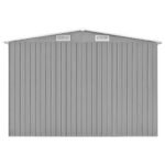 caseta de jardín metal acero Galvanisé gris MKR00008324441 – Image 3