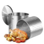 Olla Acero inoxidable 50cm Vevor Plateado