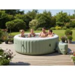 spa hinchable Intex PureSpa Olive Rond burbujas 6 Places MKR00014313944 – Image 2
