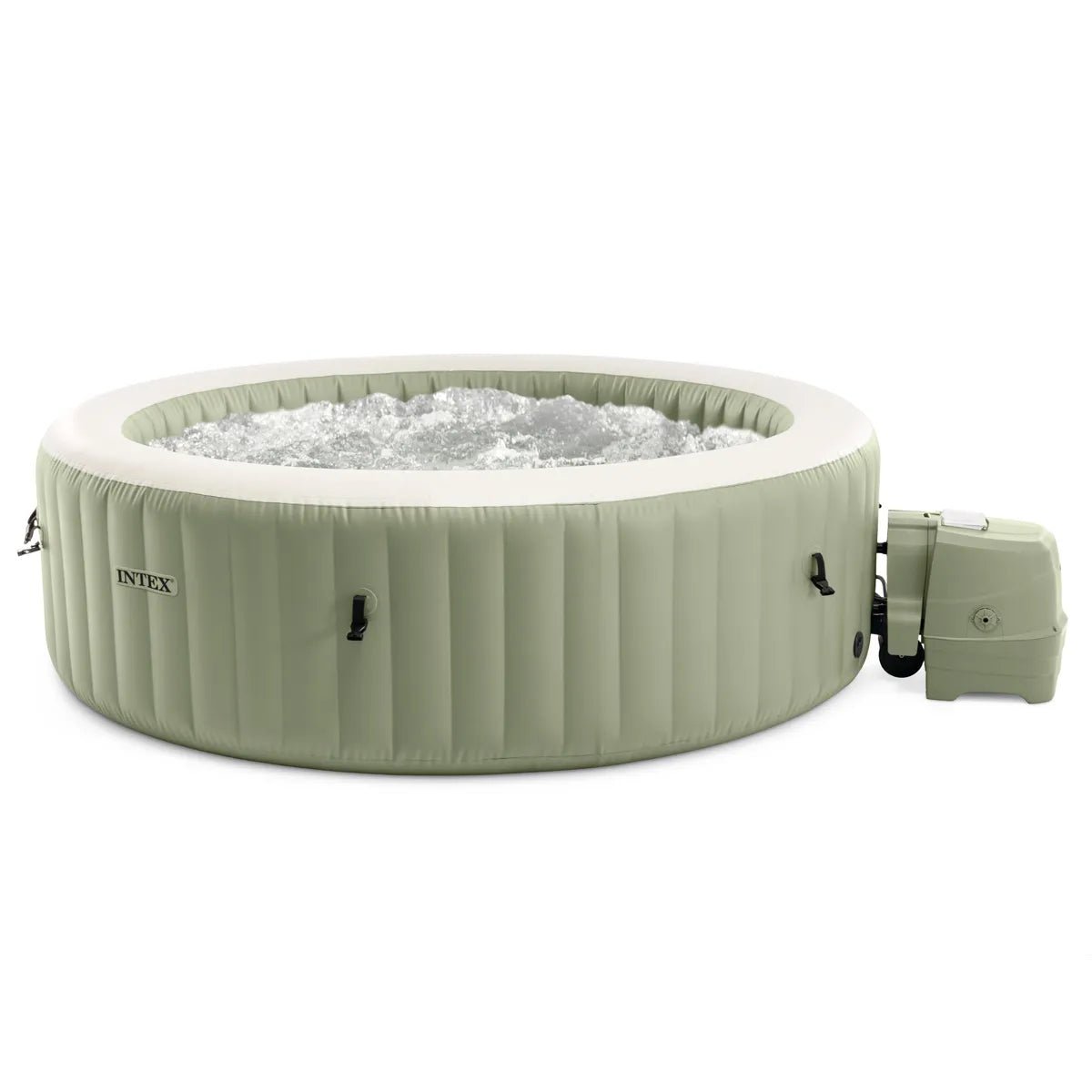 bc18994b7b054edcbdb5f7c7a687c22f.jpg spa hinchable Intex PureSpa Olive Rond burbujas 6 Places MKR00014313944 – Image 1