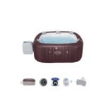 spa hinchable Bestway Lay-Z-Spa Maldives HydroJet Pro Carré 7 Places MKR00014811902