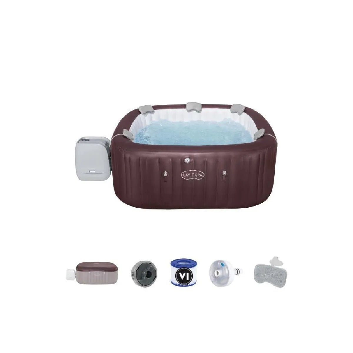 bdf4e7ed012441598aec357dee0513cc.jpg spa hinchable Bestway Lay-Z-Spa Maldives HydroJet Pro Carré 7 Places MKR00014811902 – Image 1