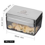 Prensa de ajos acero inoxidable 2-en-1 Gourmet Easy acero inoxidable – Image 5