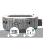 Kit spa hinchable Intex PureSpa Baltik Rond burbujas 4 Places MKR00014316466