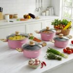 Batterie Marmites Aluminio Cheffinger Rose – Image 4