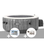 Kit spa hinchable Intex PureSpa Baltik Rond burbujas 6 Places MKR00014316499