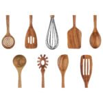 Set de utensilios de cocina de madera SKOV Bjorn 12 piezas – Image 4