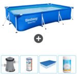 piscina tubular rectangular Bestway Steel Pro MKR00011655826