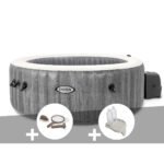 Kit spa hinchable Intex PureSpa Baltik Rond burbujas 4 Places MKR00014316478