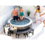 spa hinchable Intex PureSpa Baltik Rond burbujas 6 Places MKR00014316425 – Image 3