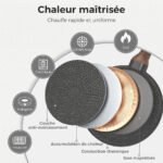 Sartén antiadherente 28cm YASHE Gris – Image 4