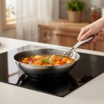 Sartén de acero inoxidable 28cm Cheffinger Plateado – Image 2