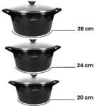 Batterie Marmites Aluminio Cheffinger Negro – Image 3