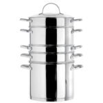 Set Cuisson Vapeur Acero inoxidable 24cm Cuisinox Acero inoxidable