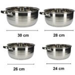 Batterie Marmites Acero inoxidable Cheffinger Gris – Image 4