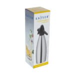 Sifón de agua de Seltz de acero inoxidable Louis Tellier 1 L Gris – Image 3